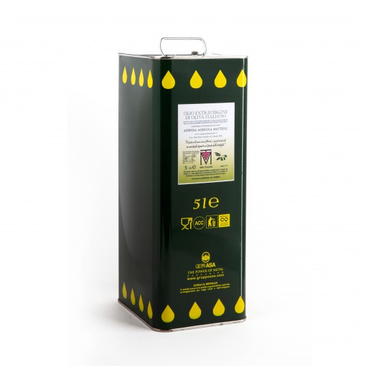 Olio Extravergine di Oliva - lattina 5 lt Olio Extravergine di Oliva - lattina 5 lt
